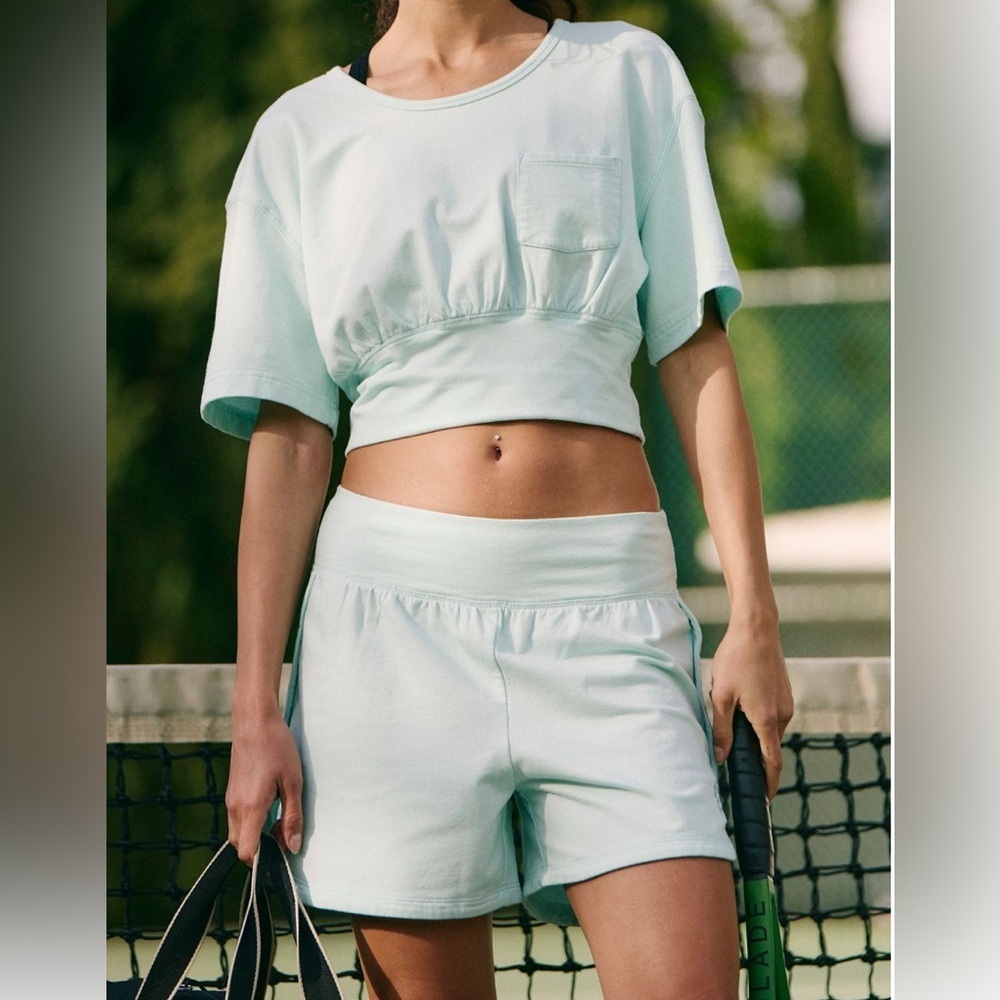 🆕FP Movement  Crop Top & Shorts Set new without tag